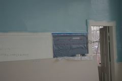 New Blue Paint and Doorway